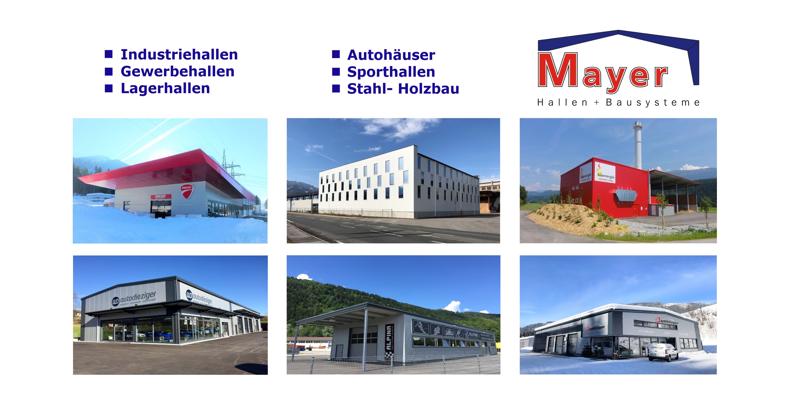 Mayer Hallen Bausysteme
